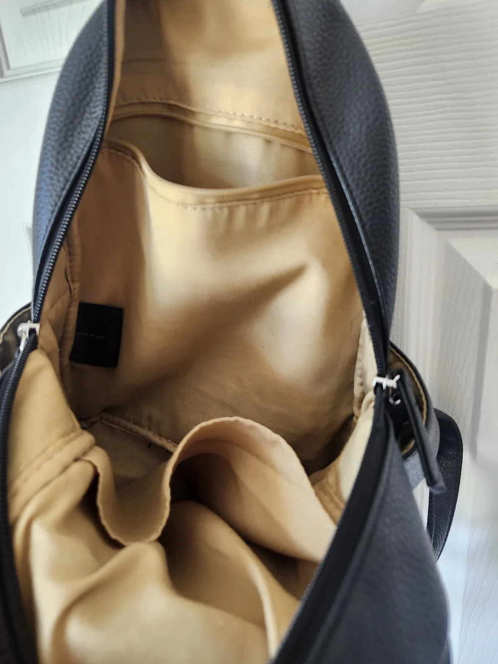 Stone & Co. Black Textured Mini Backpack